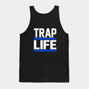 TRAP LIFE blue Tank Top